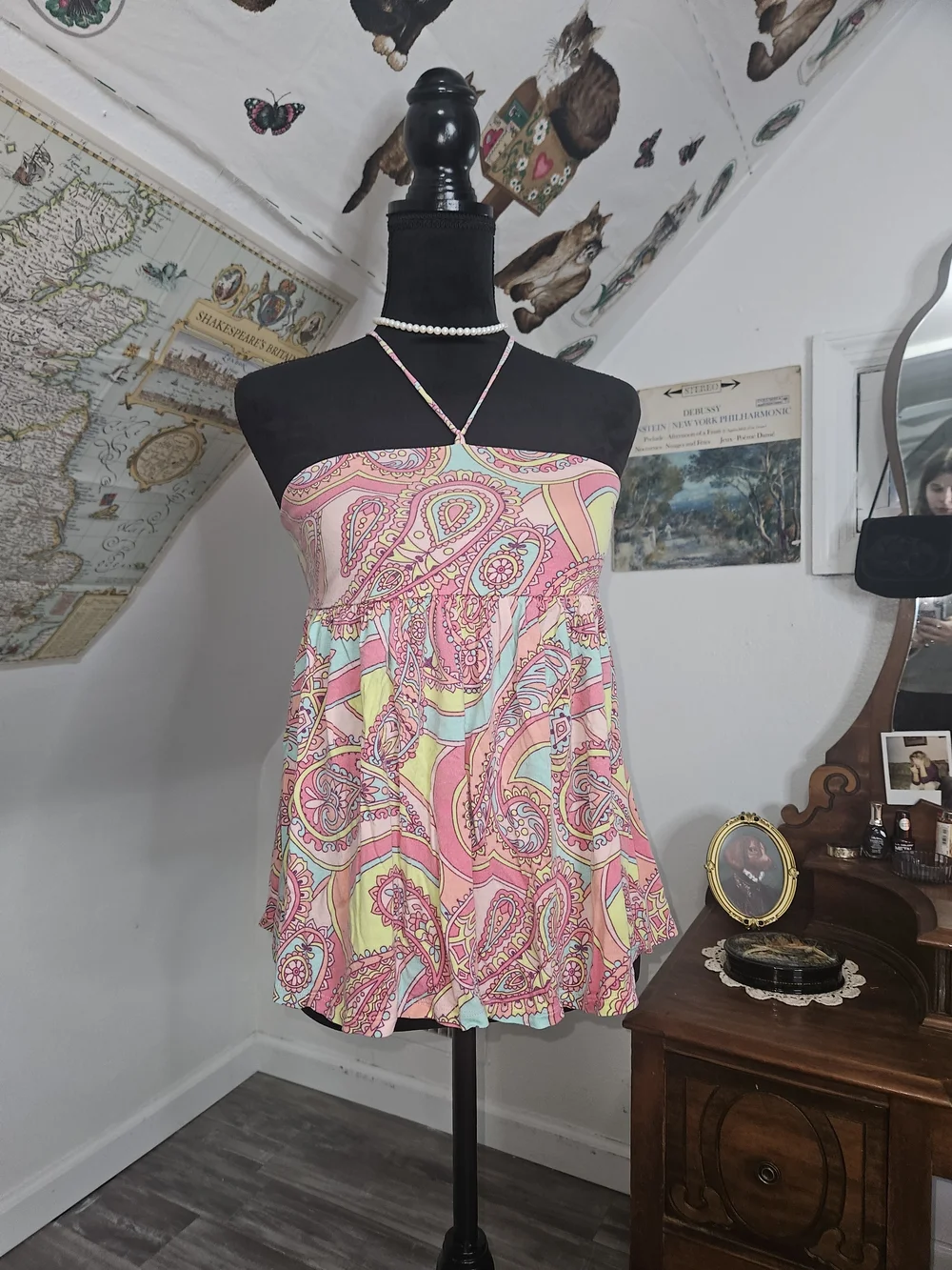 Gap Paisley Tube Top - Picture 1 of 3